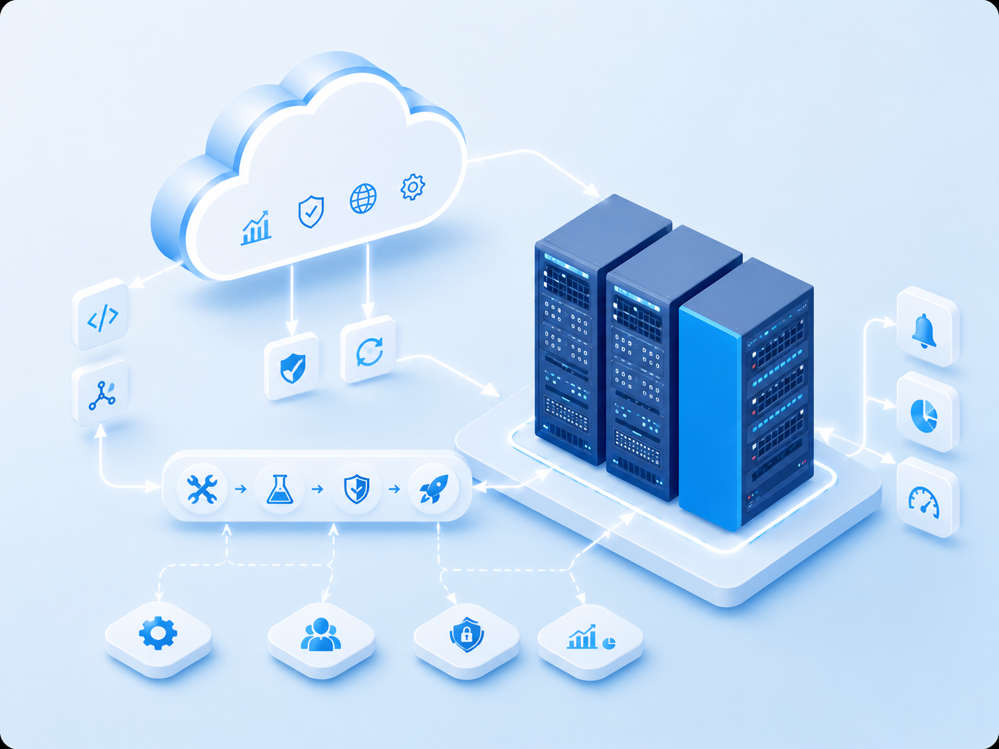 Cloud & DevOps illustration