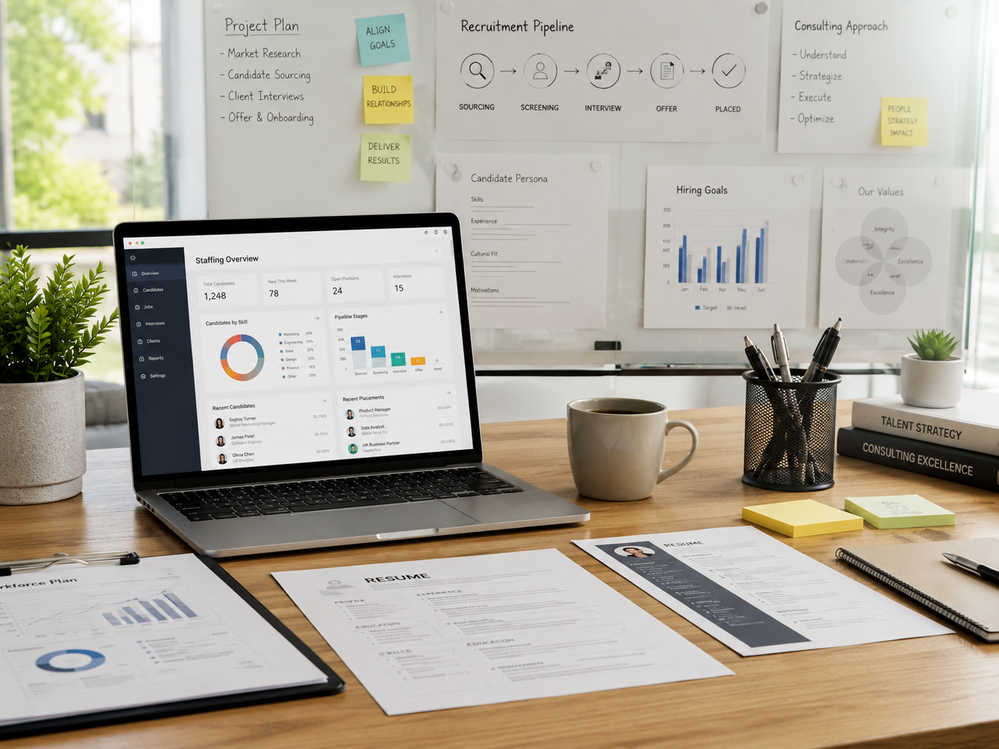 Consulting & Staffing illustration